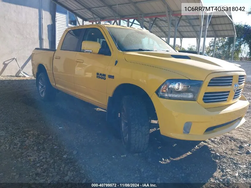 1C6RR7MT4GS318042 2016 Ram 1500 Sport