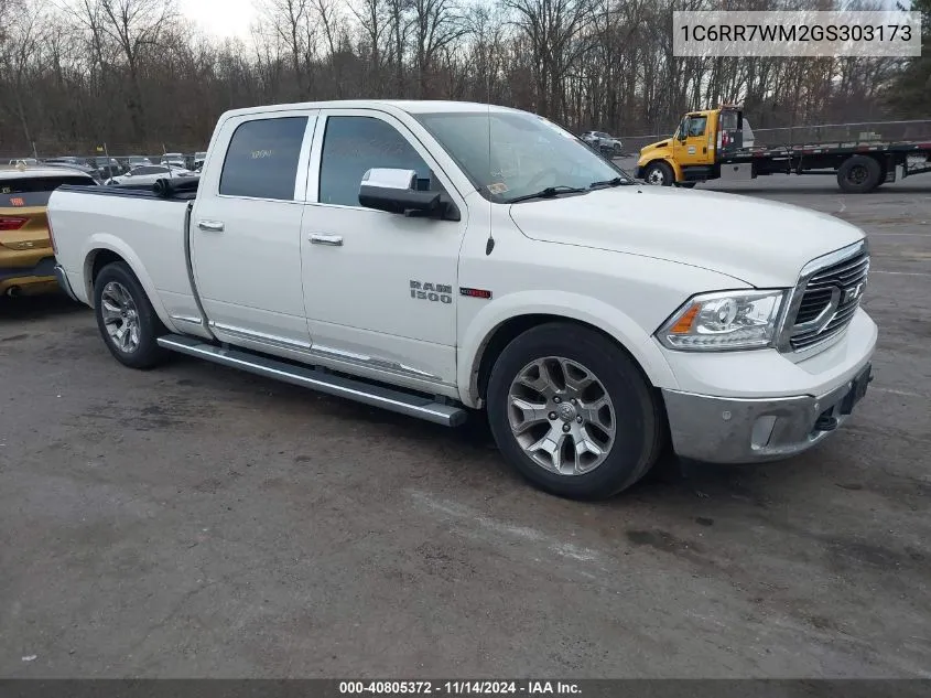 2016 Ram 1500 Longhorn Limited VIN: 1C6RR7WM2GS303173 Lot: 40805372