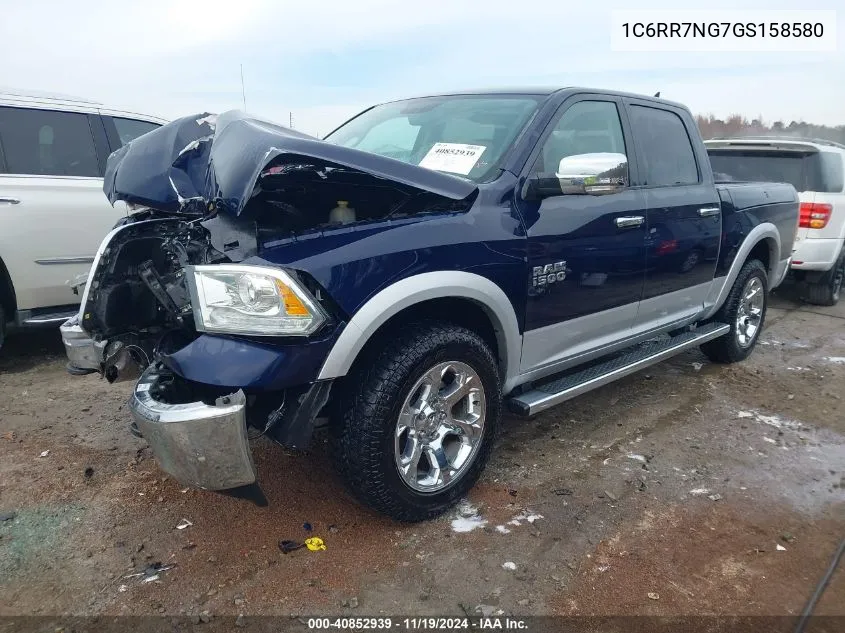 2016 Ram 1500 Laramie VIN: 1C6RR7NG7GS158580 Lot: 40852939