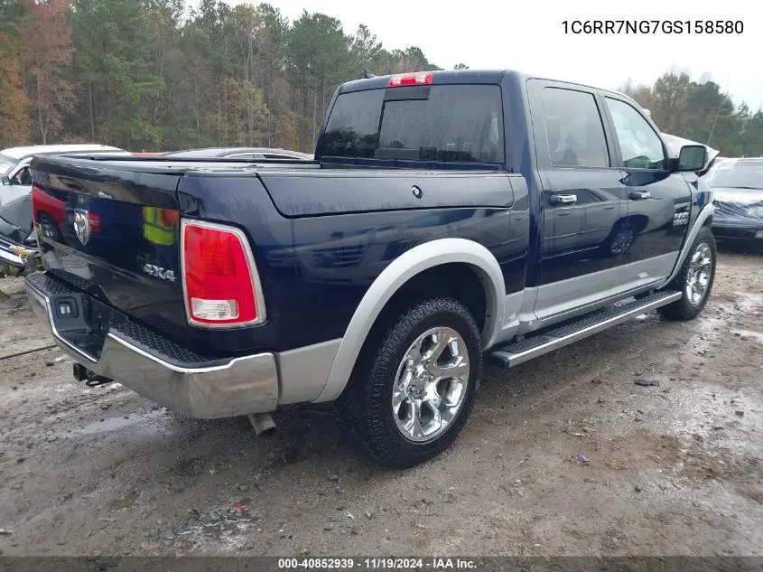 2016 Ram 1500 Laramie VIN: 1C6RR7NG7GS158580 Lot: 40852939