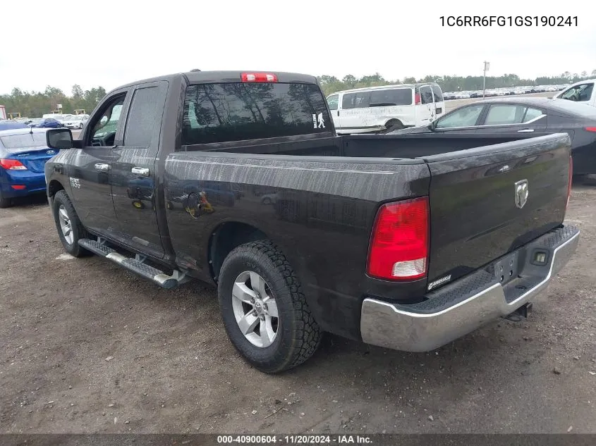 2016 Ram 1500 Tradesman VIN: 1C6RR6FG1GS190241 Lot: 40900604