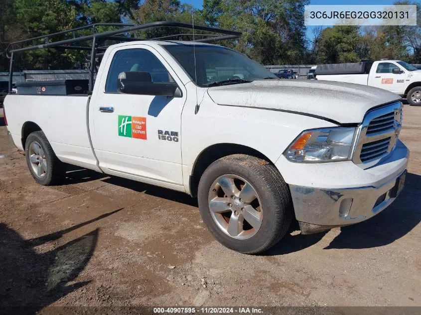 2016 Ram 1500 Lone Star VIN: 3C6JR6EG2GG320131 Lot: 40907595