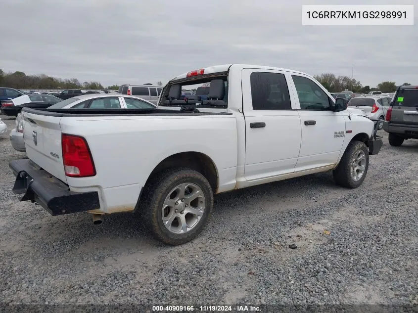 2016 Ram 1500 Tradesman VIN: 1C6RR7KM1GS298991 Lot: 40909166