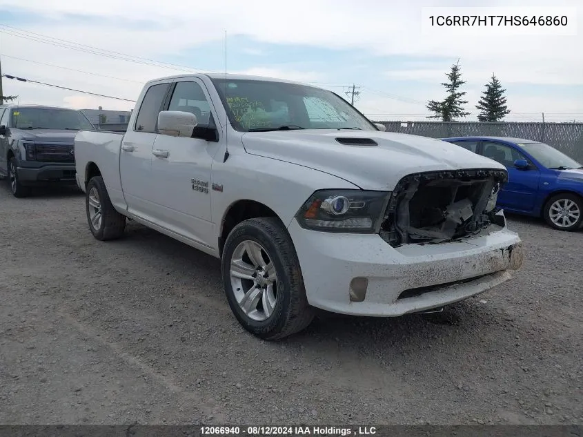 2017 Ram 1500 Sport VIN: 1C6RR7HT7HS646860 Lot: 12066940