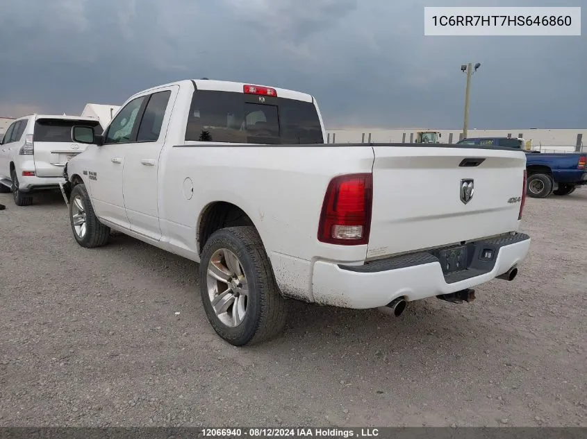 2017 Ram 1500 Sport VIN: 1C6RR7HT7HS646860 Lot: 12066940