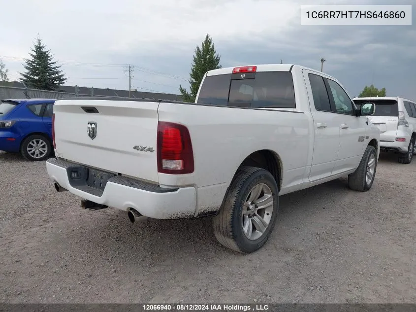 2017 Ram 1500 Sport VIN: 1C6RR7HT7HS646860 Lot: 12066940