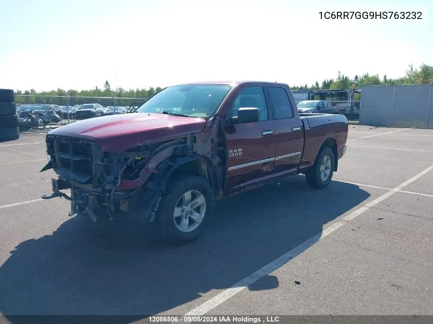 2017 Ram 1500 Slt VIN: 1C6RR7GG9HS763232 Lot: 12086506