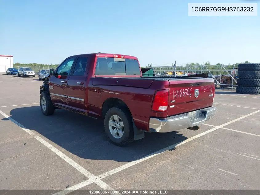 2017 Ram 1500 Slt VIN: 1C6RR7GG9HS763232 Lot: 12086506