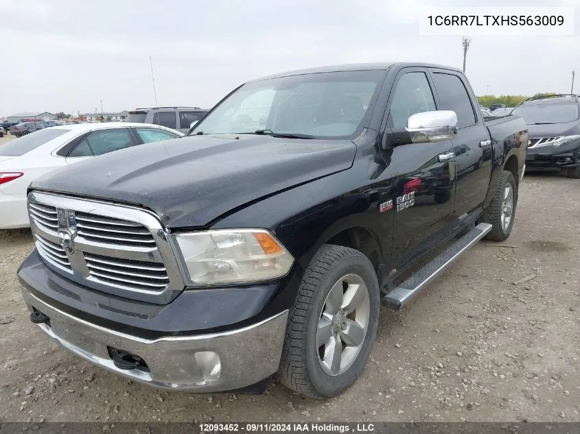 2017 Ram 1500 Slt VIN: 1C6RR7LTXHS563009 Lot: 12093452