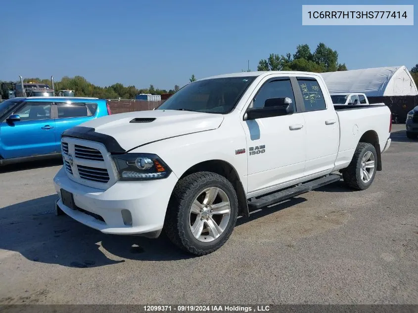 1C6RR7HT3HS777414 2017 Ram 1500 Sport