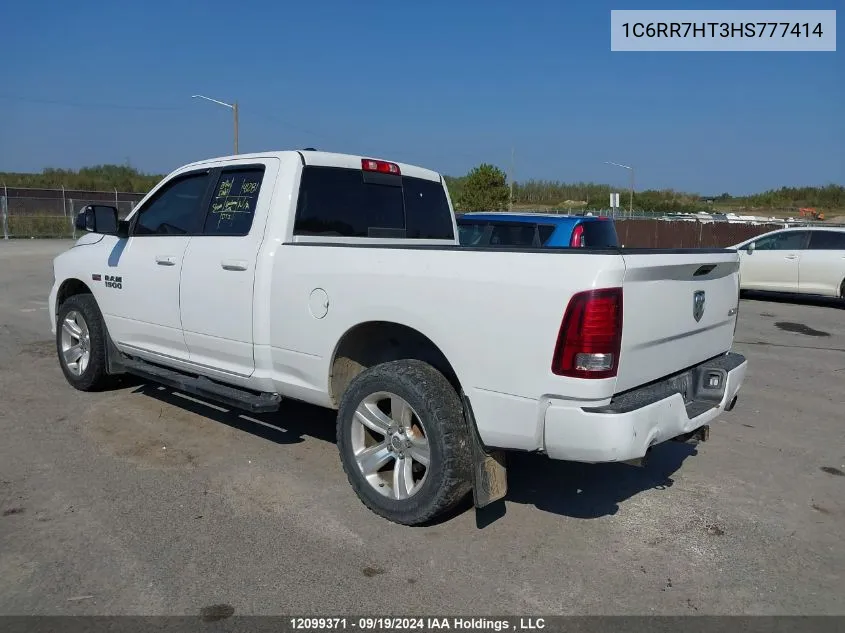 1C6RR7HT3HS777414 2017 Ram 1500 Sport