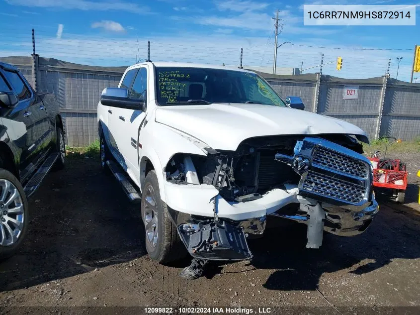 2017 Ram 1500 Laramie VIN: 1C6RR7NM9HS872914 Lot: 12099822