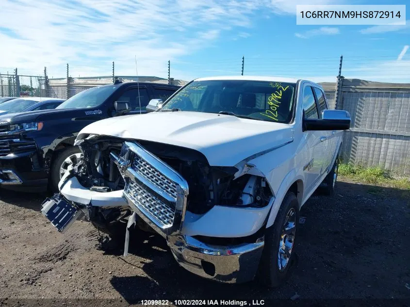 2017 Ram 1500 Laramie VIN: 1C6RR7NM9HS872914 Lot: 12099822