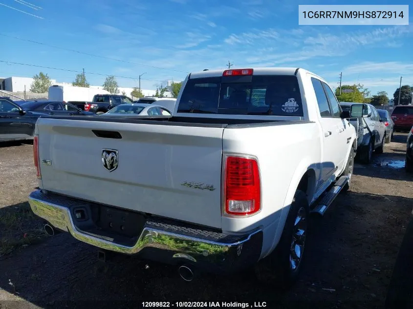 2017 Ram 1500 Laramie VIN: 1C6RR7NM9HS872914 Lot: 12099822