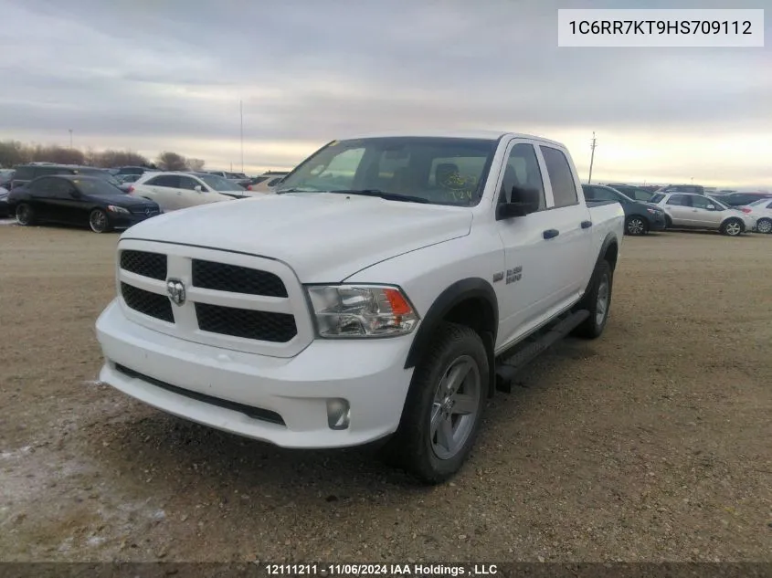 2017 Ram 1500 St VIN: 1C6RR7KT9HS709112 Lot: 12111211