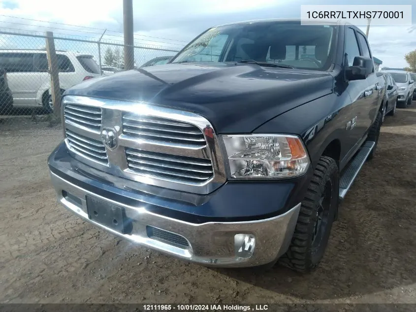 1C6RR7LTXHS770001 2017 Ram 1500 Slt