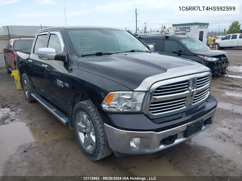 2017 Ram 1500 Slt VIN: 1C6RR7LT4HS592599 Lot: 12112662