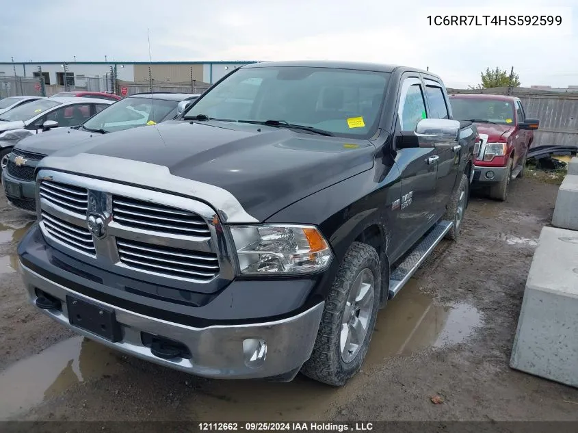 1C6RR7LT4HS592599 2017 Ram 1500 Slt