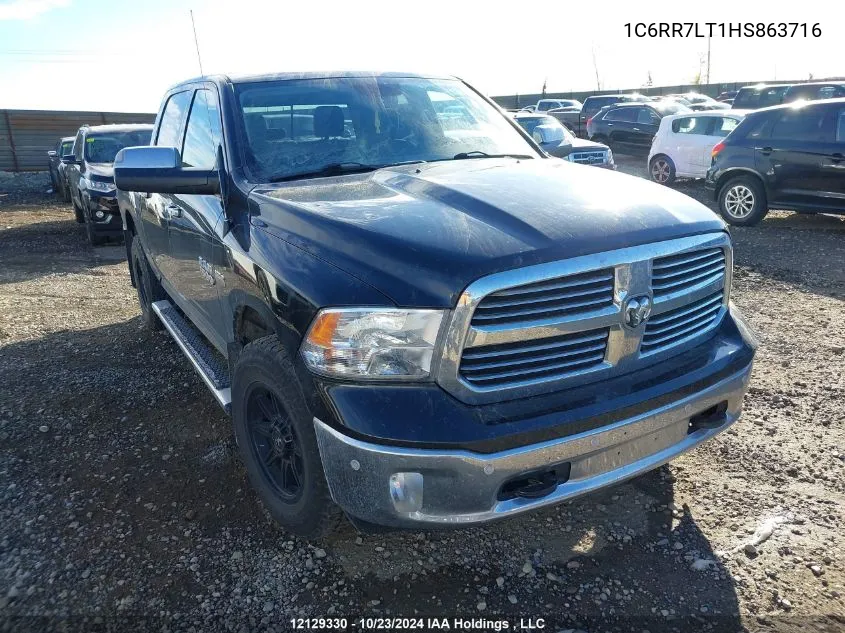 2017 Ram 1500 Slt VIN: 1C6RR7LT1HS863716 Lot: 12129330