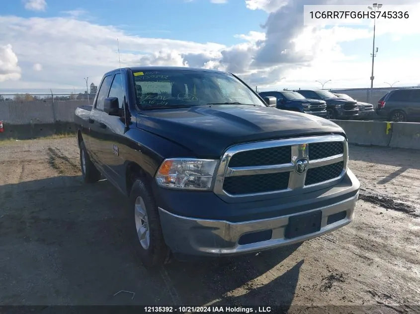 2017 Ram 1500 St VIN: 1C6RR7FG6HS745336 Lot: 12135392