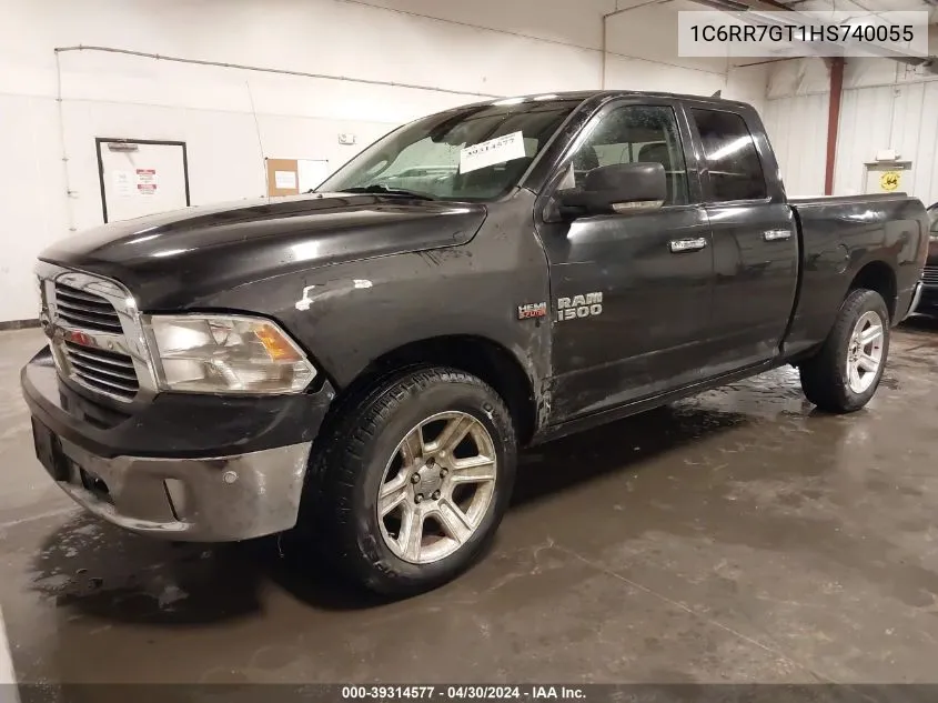 1C6RR7GT1HS740055 2017 Ram 1500 Big Horn Quad Cab 4X4 6'4 Box