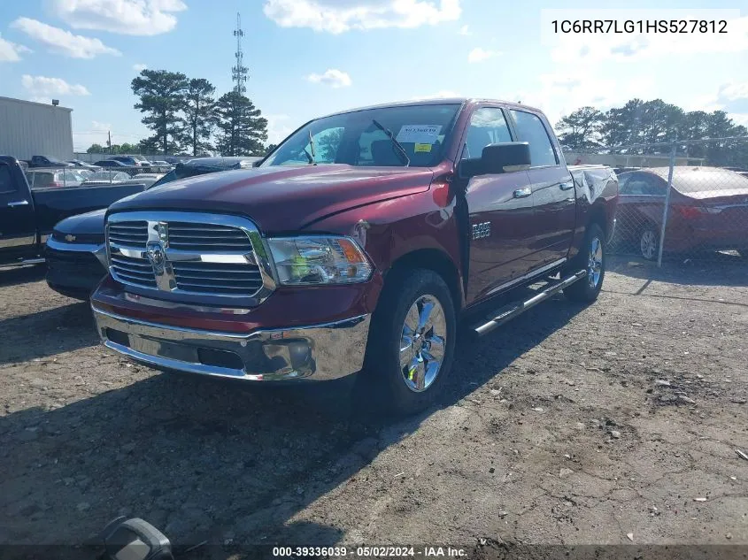 2017 Ram 1500 Big Horn 4X4 5'7 Box VIN: 1C6RR7LG1HS527812 Lot: 39336039