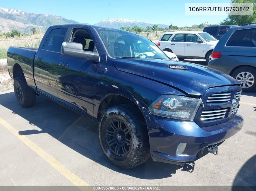 1C6RR7UT8HS793842 2017 Ram 1500 Sport