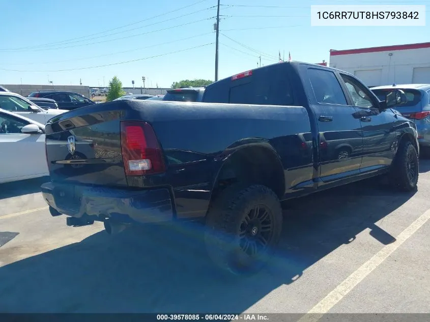 2017 Ram 1500 Sport VIN: 1C6RR7UT8HS793842 Lot: 39578085