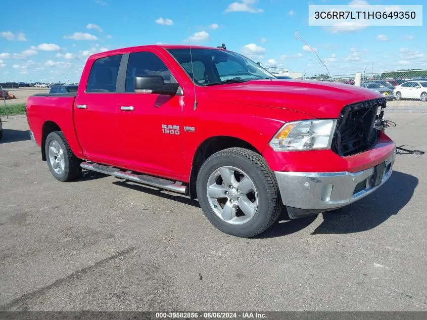 3C6RR7LT1HG649350 2017 Ram 1500 Big Horn 4X4 5'7 Box