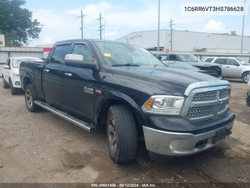 2017 Ram 1500 Laramie 4X2 6'4 Box VIN: 1C6RR6VT3HS786628 Lot: 39601406