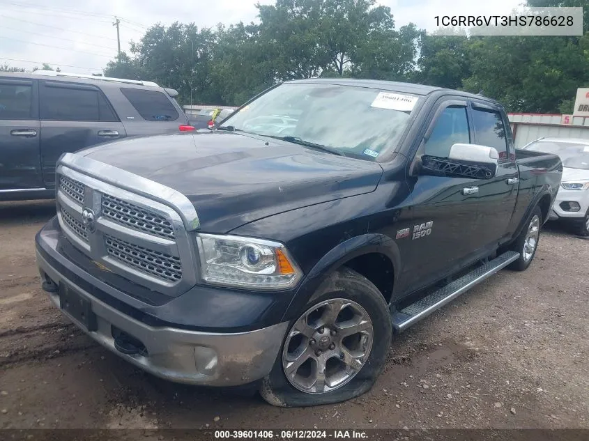 2017 Ram 1500 Laramie 4X2 6'4 Box VIN: 1C6RR6VT3HS786628 Lot: 39601406