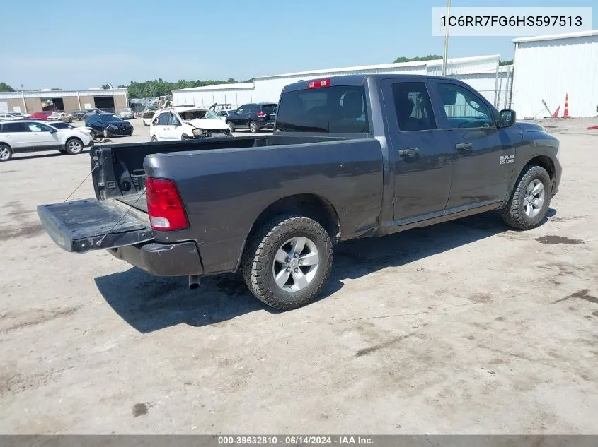 1C6RR7FG6HS597513 2017 Ram 1500 Express Quad Cab 4X4 6'4 Box