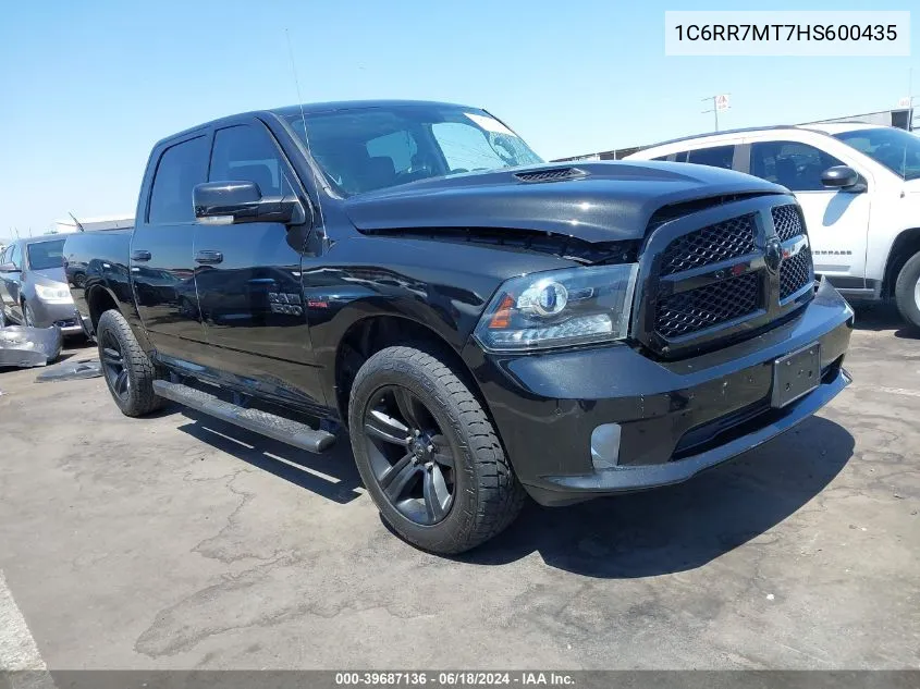 1C6RR7MT7HS600435 2017 Ram 1500 Night 4X4 5'7 Box