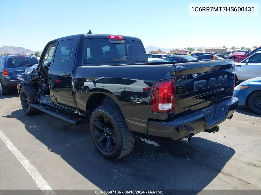 1C6RR7MT7HS600435 2017 Ram 1500 Night 4X4 5'7 Box