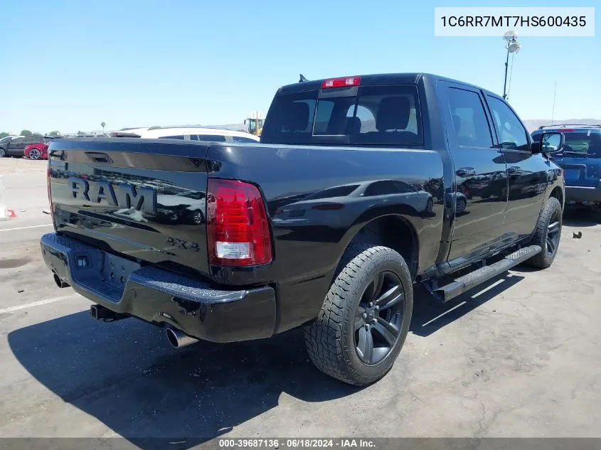 1C6RR7MT7HS600435 2017 Ram 1500 Night 4X4 5'7 Box