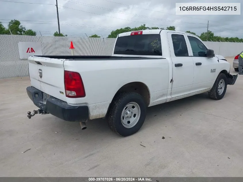 1C6RR6FG4HS542715 2017 Ram 1500 Tradesman Quad Cab 4X2 6'4 Box