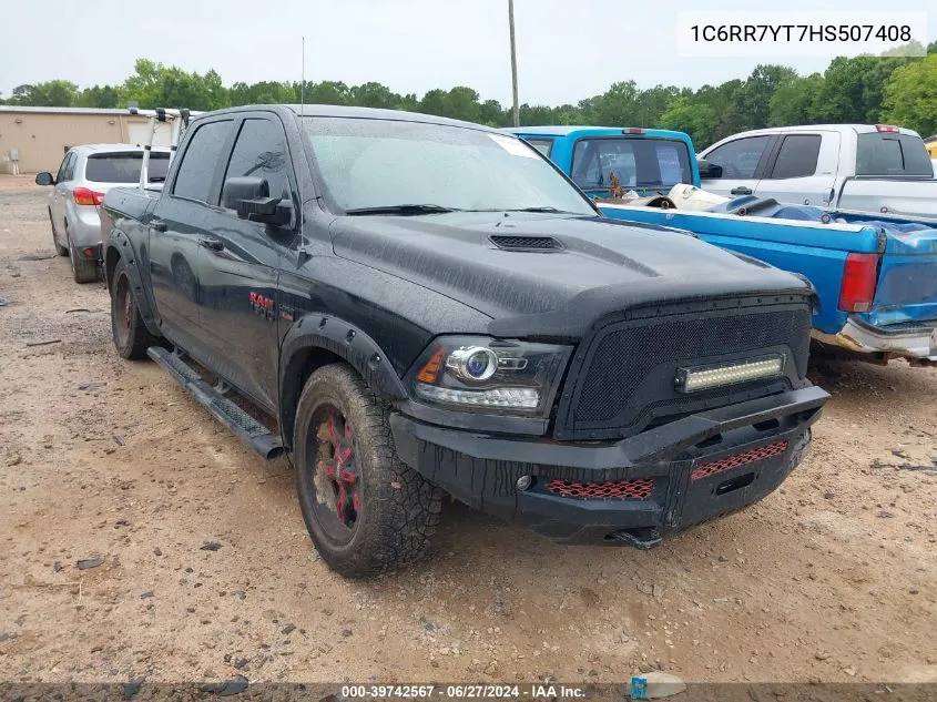 2017 Ram 1500 Rebel 4X4 5'7 Box VIN: 1C6RR7YT7HS507408 Lot: 39742567