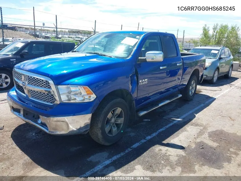 1C6RR7GG0HS685245 2017 Ram 1500 Slt Quad Cab 4X4 6'4 Box