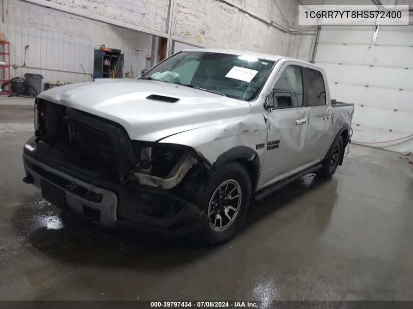 2017 Ram 1500 VIN: 1C6RR7YT8HS572400 Lot: 39797434