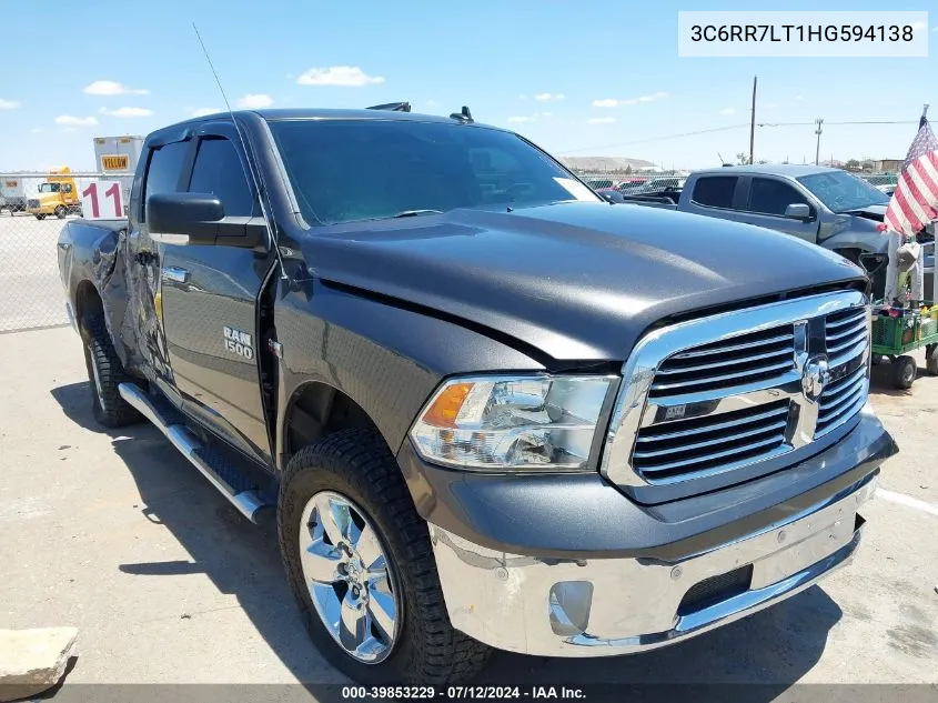 3C6RR7LT1HG594138 2017 Ram 1500 Big Horn 4X4 5'7 Box