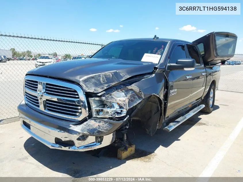 3C6RR7LT1HG594138 2017 Ram 1500 Big Horn 4X4 5'7 Box