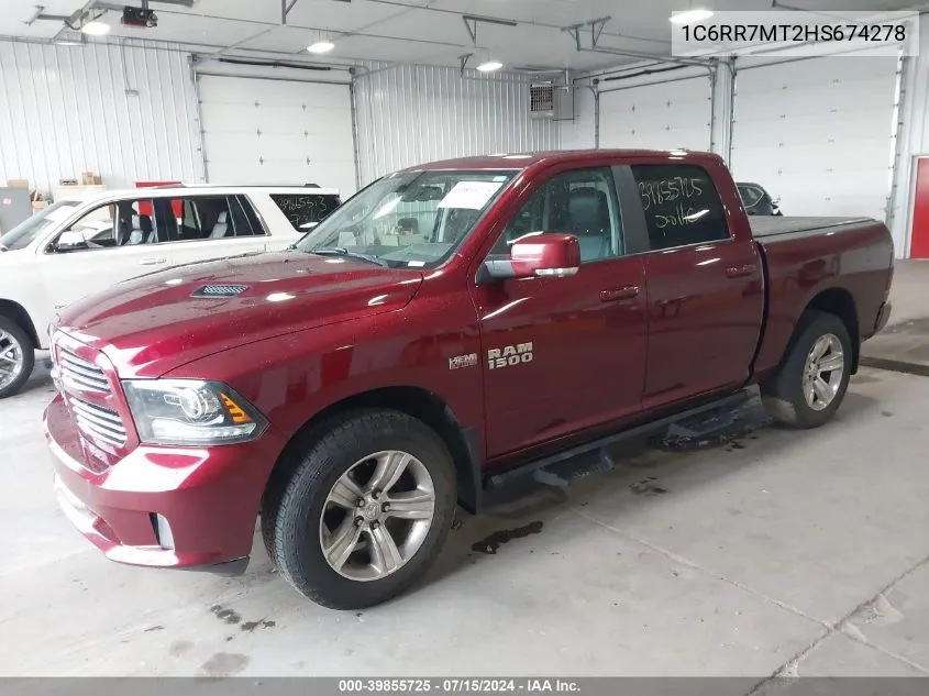 1C6RR7MT2HS674278 2017 Ram 1500 Sport