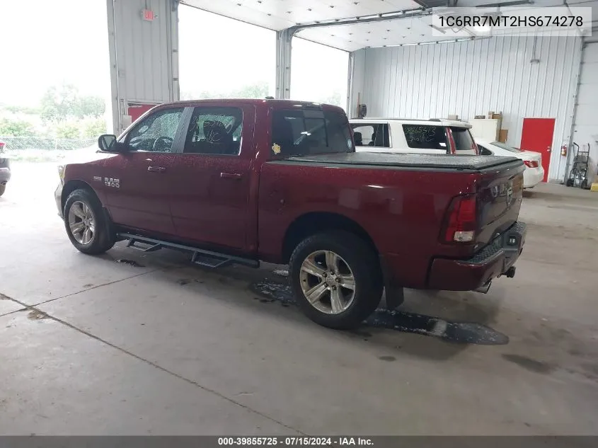 1C6RR7MT2HS674278 2017 Ram 1500 Sport