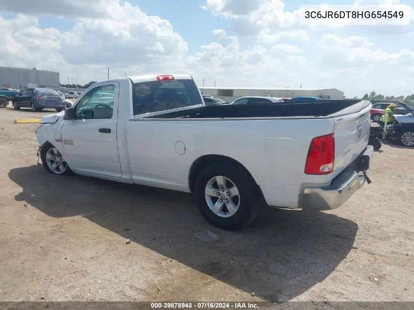 2017 Ram 1500 Tradesman Regular Cab 4X2 8' Box VIN: 3C6JR6DT8HG654549 Lot: 39878948