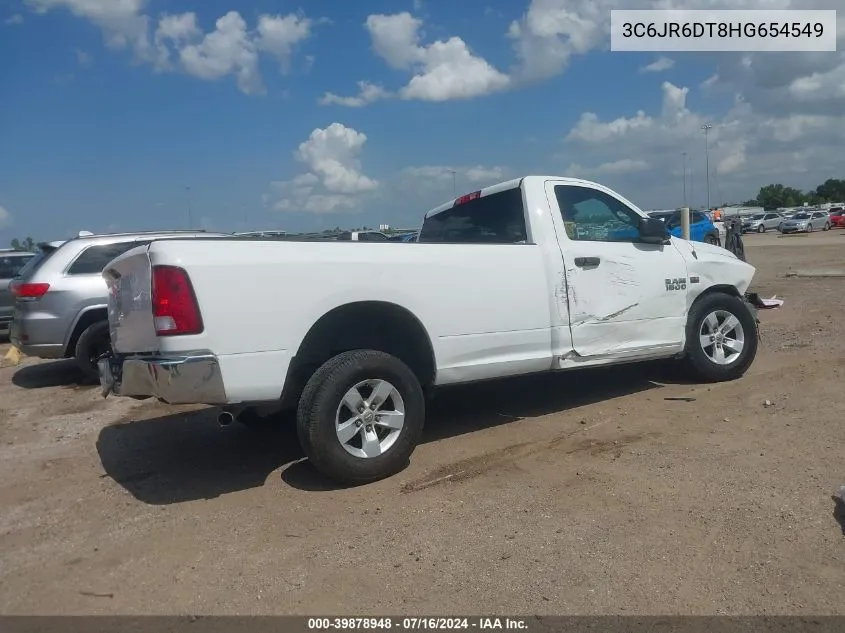 2017 Ram 1500 Tradesman Regular Cab 4X2 8' Box VIN: 3C6JR6DT8HG654549 Lot: 39878948