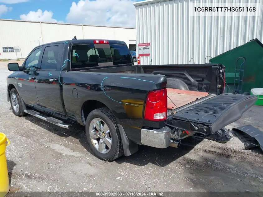 2017 Ram 1500 Big Horn 4X2 6'4 Box VIN: 1C6RR6TT7HS651168 Lot: 39902963