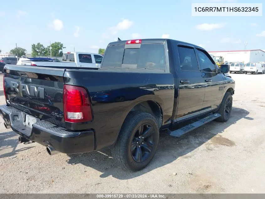 1C6RR7MT1HS632345 2017 Ram 1500 Night 4X4 5'7 Box