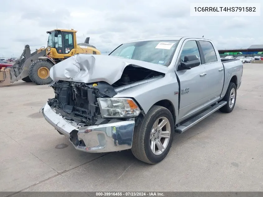 2017 Ram 1500 Lone Star Silver 4X2 5'7 Box VIN: 1C6RR6LT4HS791582 Lot: 39916455