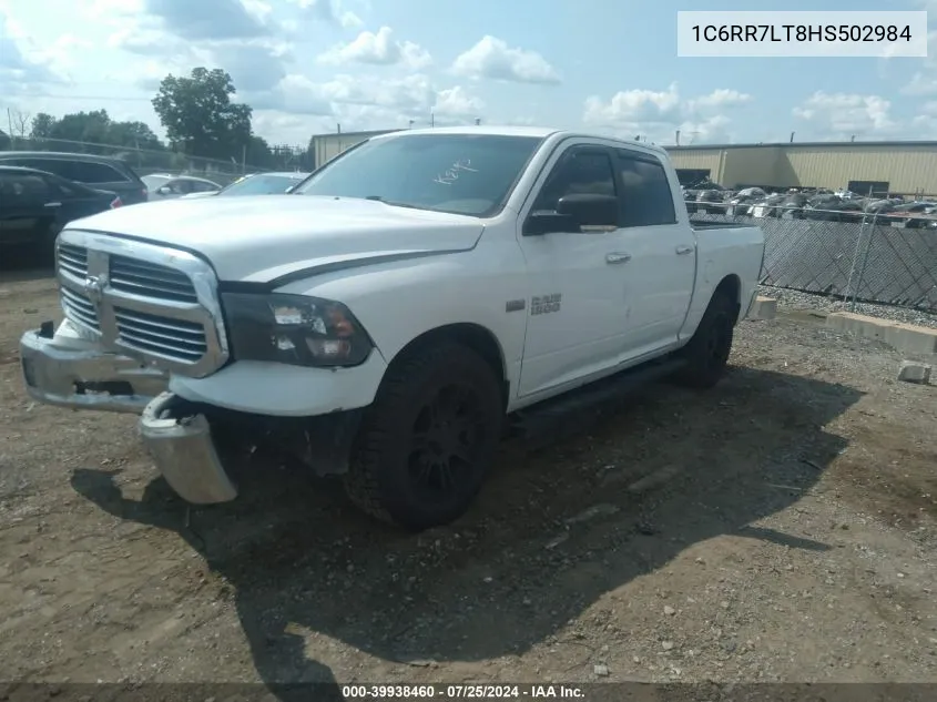 1C6RR7LT8HS502984 2017 Ram 1500 Big Horn 4X4 5'7 Box