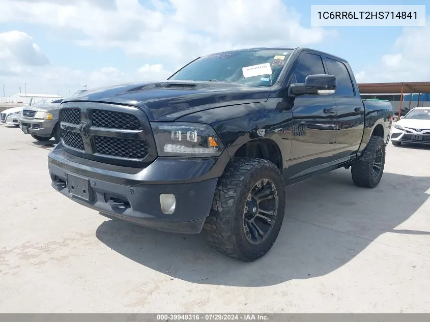 1C6RR6LT2HS714841 2017 Ram 1500 Lone Star Silver 4X2 5'7 Box